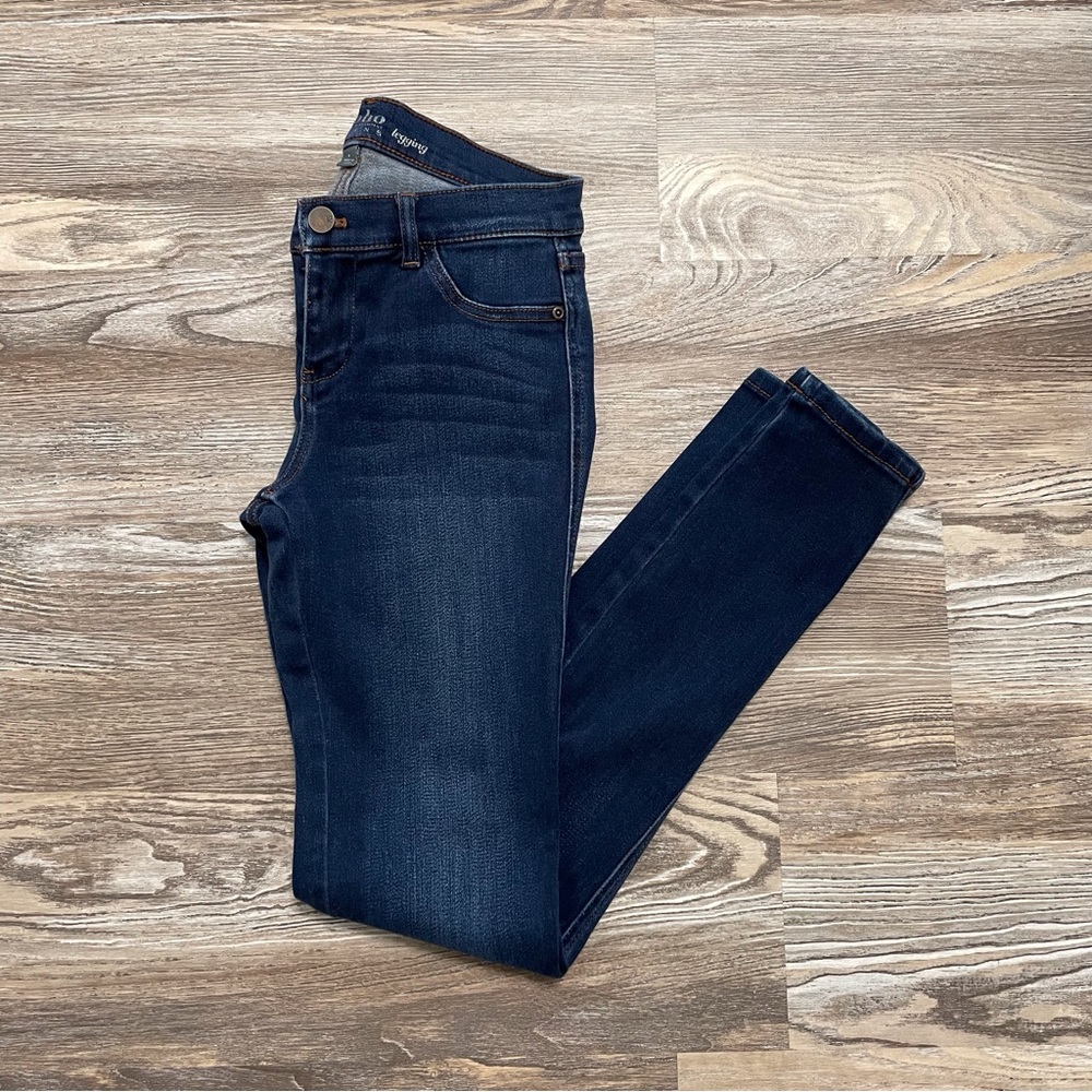 Soho New York & Co Low Rise Denim Legging Medium Rinse 4